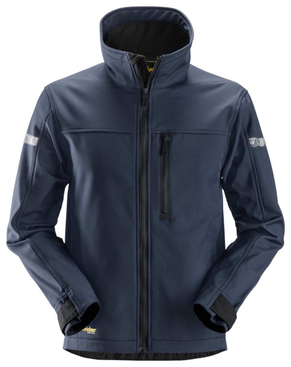 Softshelljacka Snickers 1200 AllroundWork - SOFTSHELLJACKA SNICKERS 1200 MARIN/SVART AW STL XL