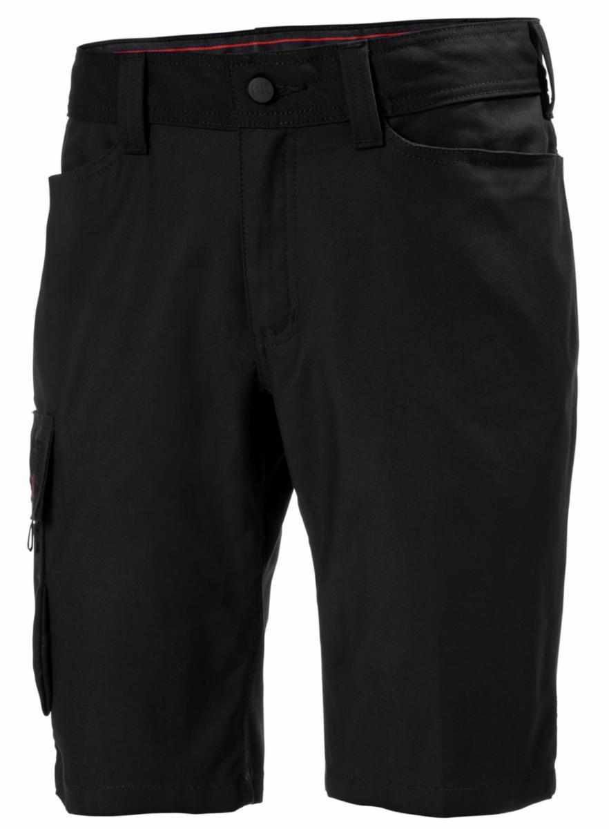 Shorts Helly Hansen Oxford 77464 - SERVICESHORTS HH 77464-990 SVA SVART OXFORD C54