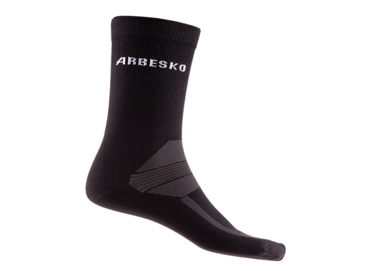 Strumpa Arbesko 20105 - STRUMPA ARBESKO 20105 2-PACK COOLMAX SVART/GRÅ 45-48
