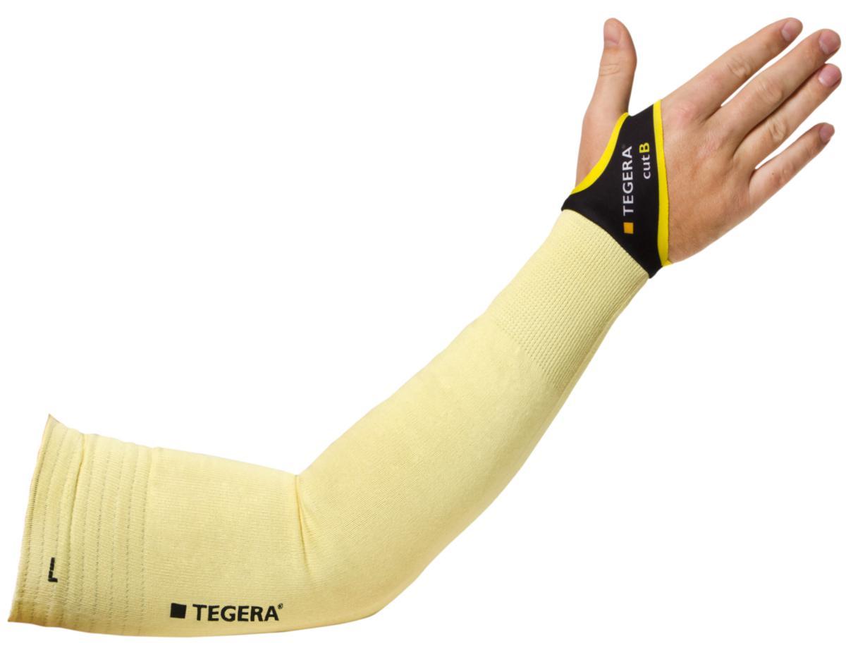 Ärmskydd Tegera 74 - ARMSKYDD TEGERA 74 CUT B 13GG KEVLARFIBER GUL STL 8