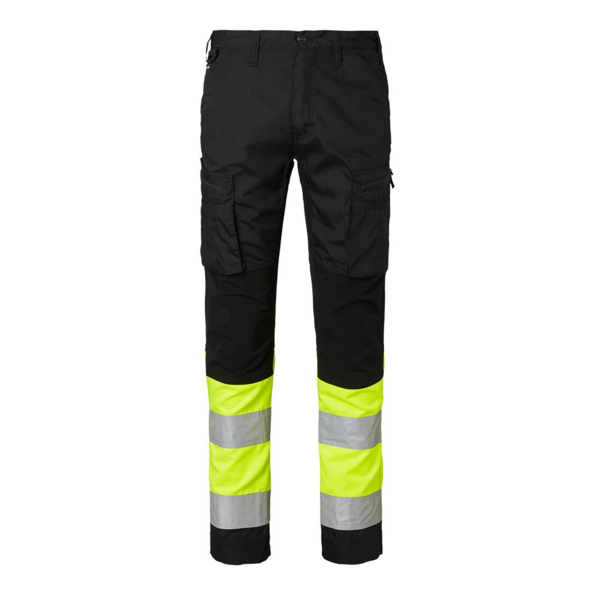 Midjebyxa Top Swede 220 Stretch - MIDJEBYXA TOPSWEDE 220172 STRETCH SVART/GUL D116