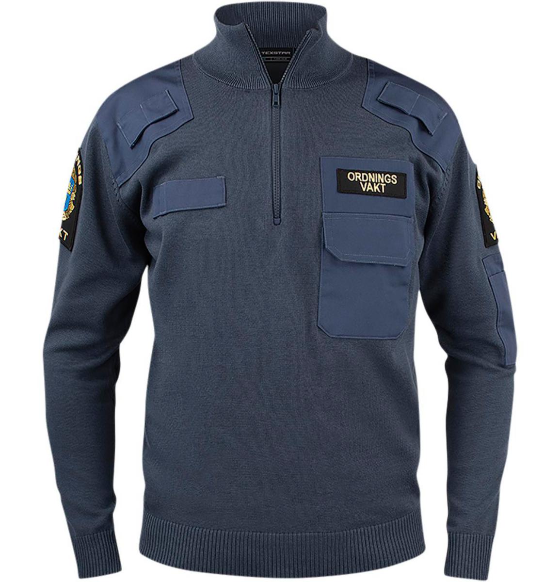 Natotröja Texstar ON02 - NATOTRÖJA ON02 TEXSTAR BLÅ 1/2 ZIP L
