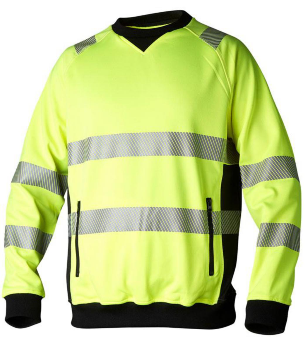 Sweatshirt Top Swede 1320 - SWEATSHIRT TOPSWEDE 132029 VARSEL GUL/SVART L