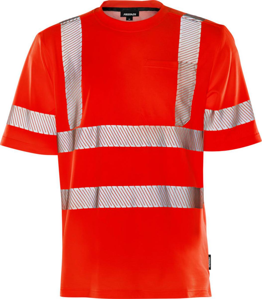 T-shirt Fristads 7407 THV - T-SHIRT FK 7407 THV RÖD VARSEL KLASS 3 STL XXL