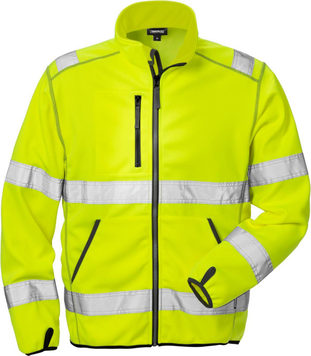 Softshelljacka Fristads 4840 SSL - SOFTSHELLJACKA FK 4840 SSL GUL VARSEL KLASS 3 STL L