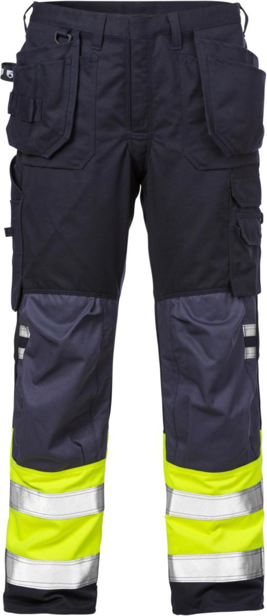 Midjebyxa Fristads 2074 ATHS - MIDJEBYXA FK 2074 ATHS GUL/MAR FLAMVARSEL STL C52