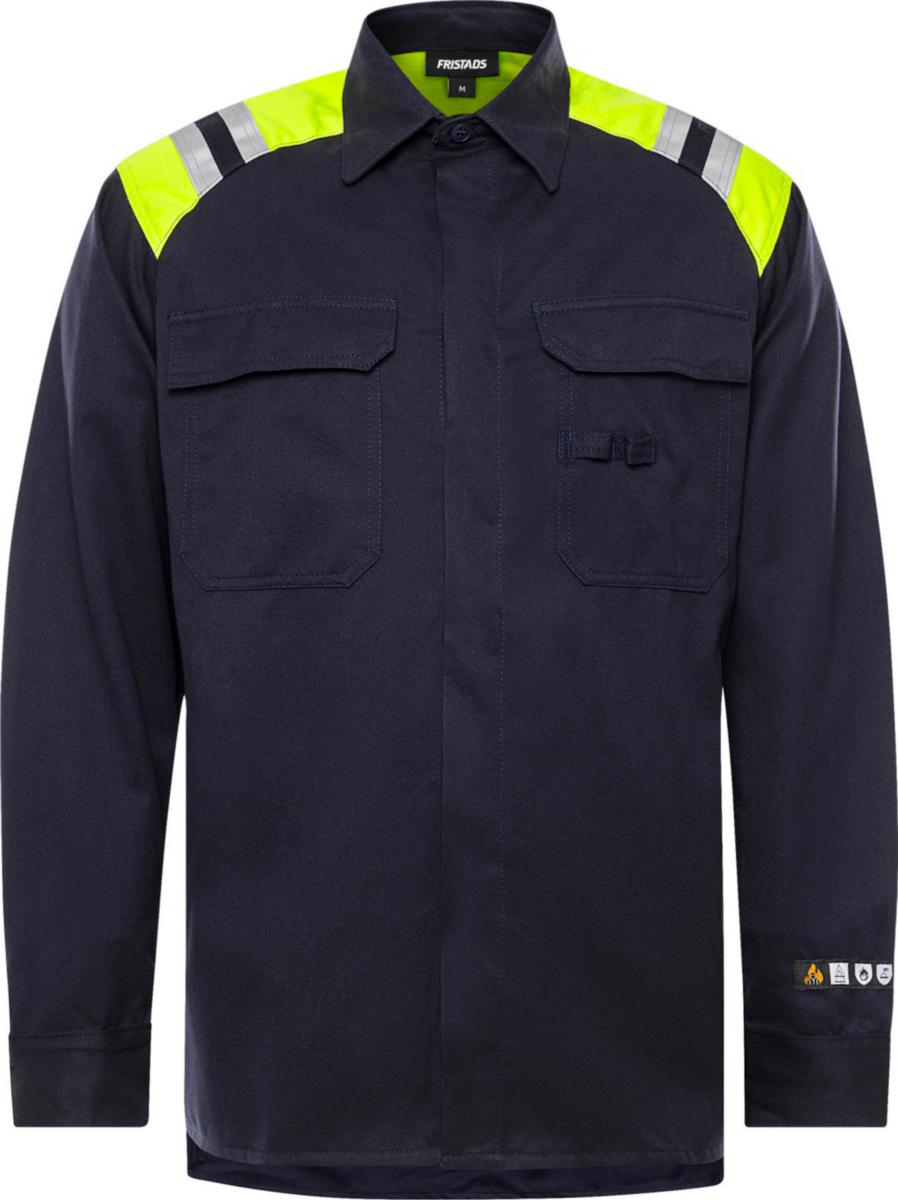 Skjorta Fristads 7074 ATS - SKJORTA FK 7074 ATS MARIN FLAM LÅNG ÄRM STL L