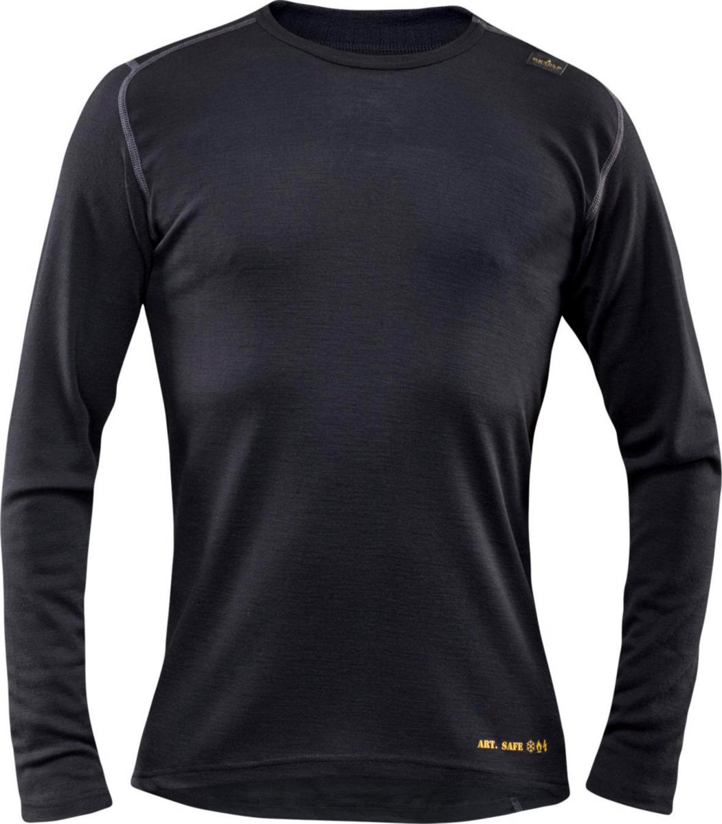 T-shirt Fristads 7436 UD - T-SHIRT FK 7436 UD SVART LÅNG ÄRM FLAM STL XS
