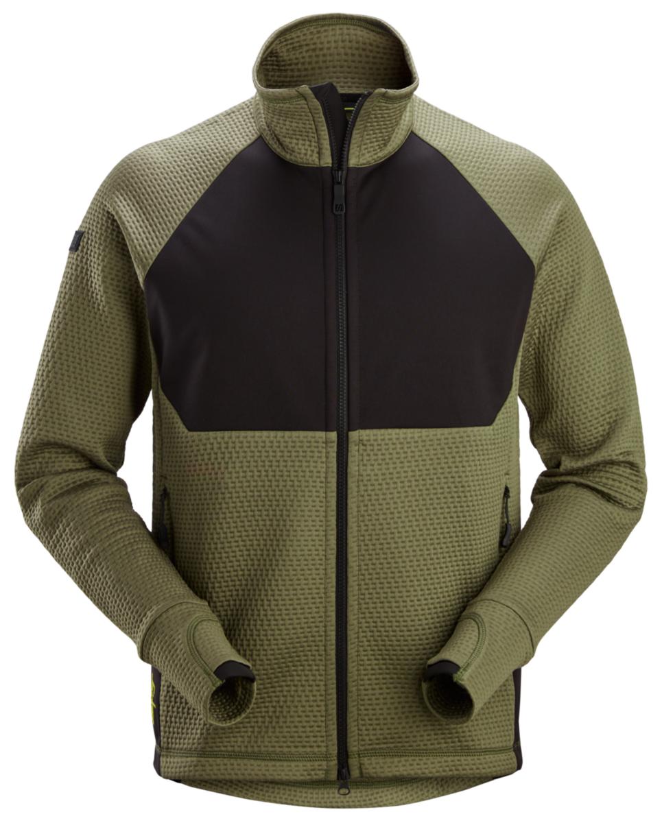 Jacka Snickers 8404 - JACKA SNICKERS 8404-3104 KHAKIGRÖN/SVART FW STL M