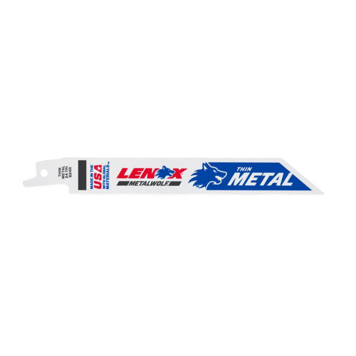 Tigersågblad Lenox 424R/624R - TIGERSÅGBLAD LENOX 624R 150MM-24T BIM 5-PACK