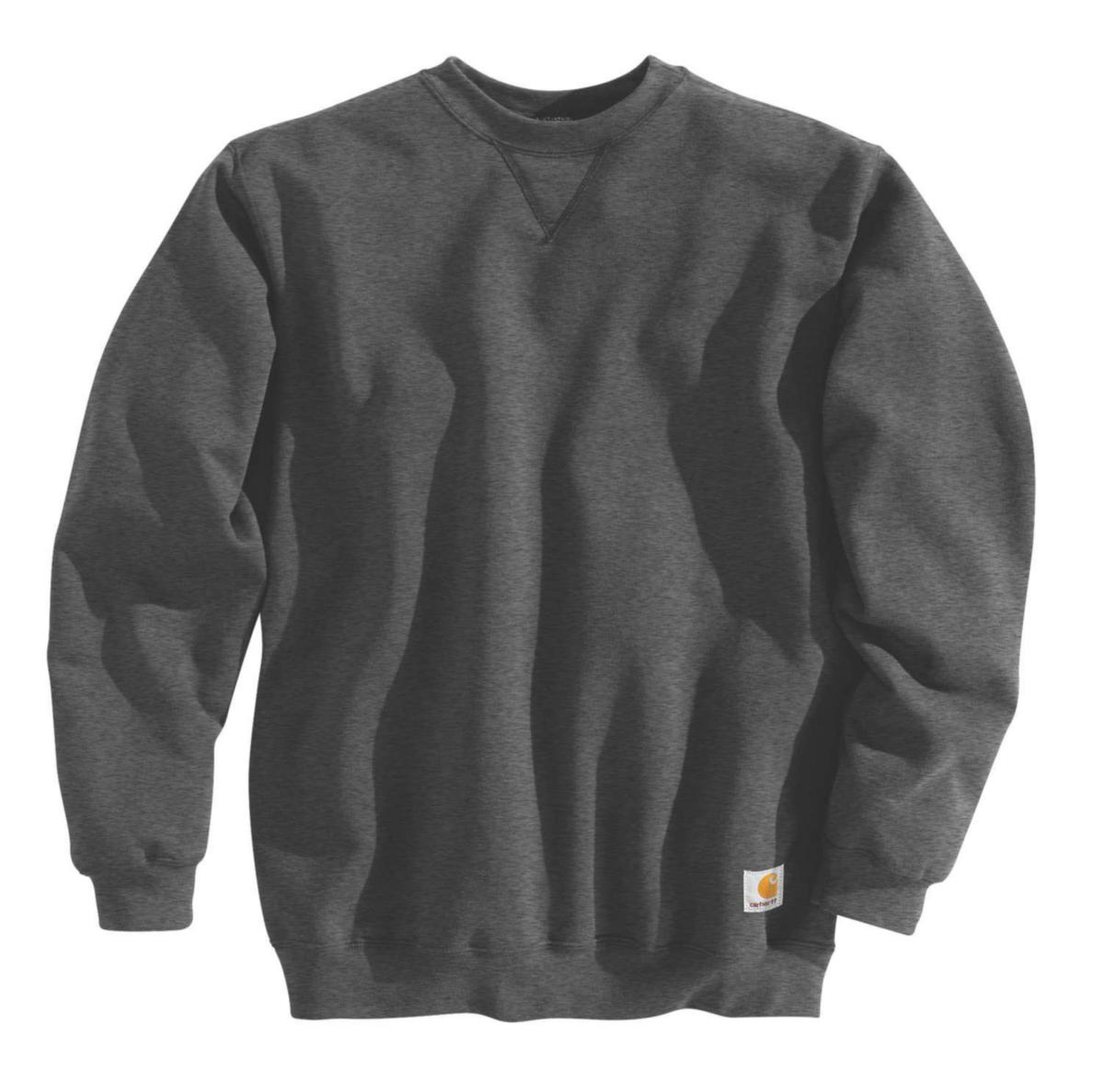 Sweatshirt Carhartt K124 - SWEATSHIRT CARHARTT K124 MÖRKGRÅMELERAD STL S