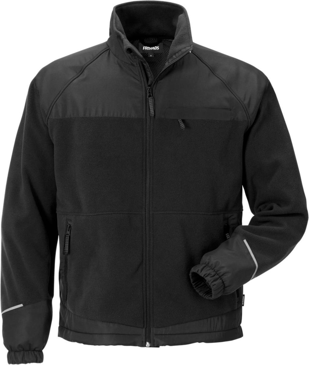 Fleecejacka Fristads 4411 FE - FLEECEJACKA FK 4411 FE SVART VINDTÄT STL L