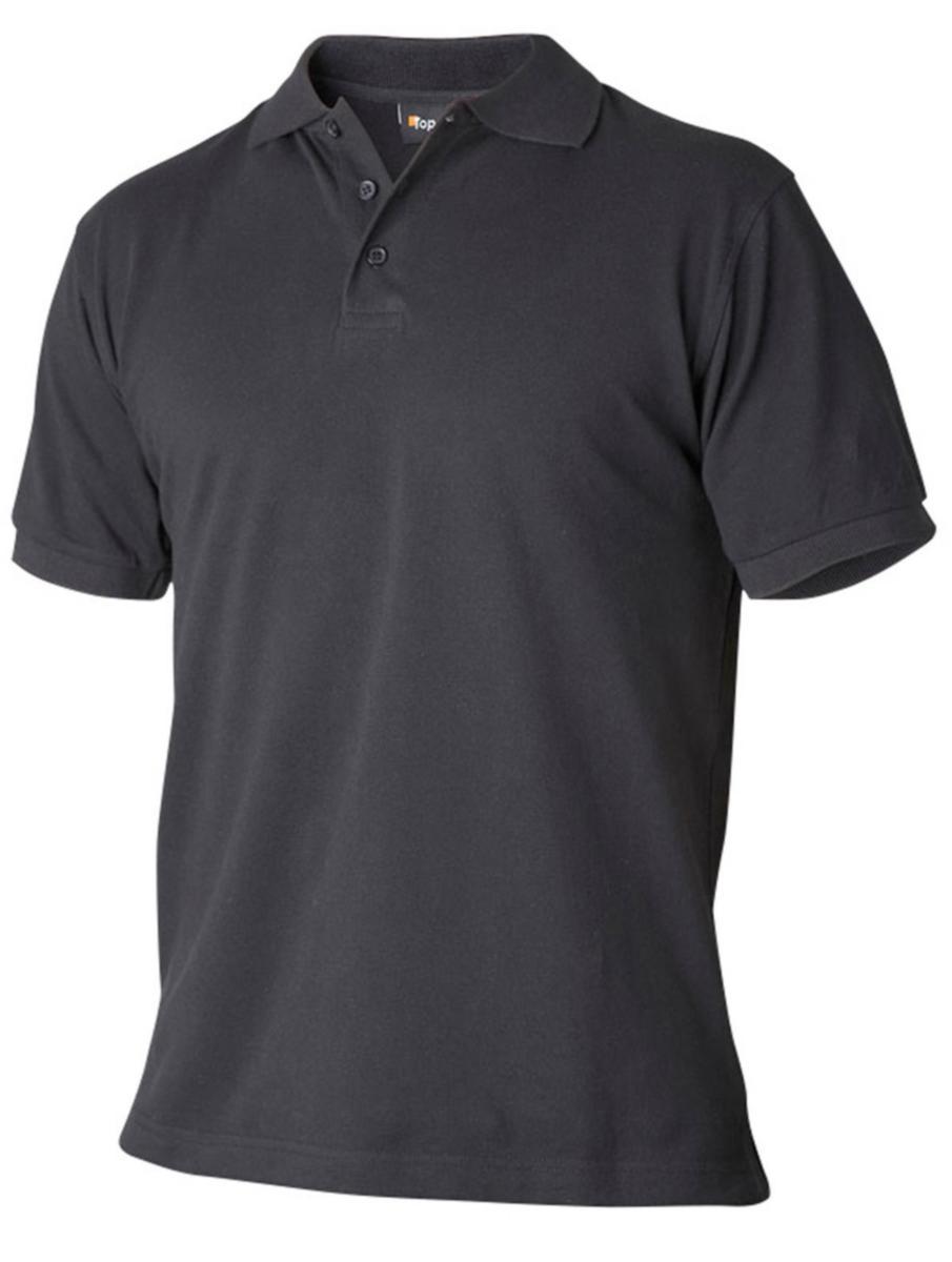 Pikétröja Top Swede 8114 - PIKÉTRÖJA TOPSWEDE 8114 SVART BOMULL XL