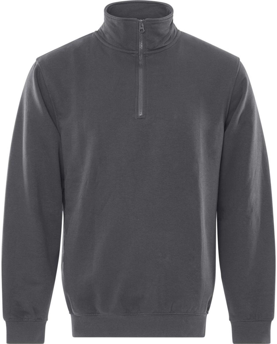 Tröja Fristads 1737 SWB - SWEATSHIRT CODE 1737 SWB M-GRÅ KORT DRAGKEDJA STL XXL