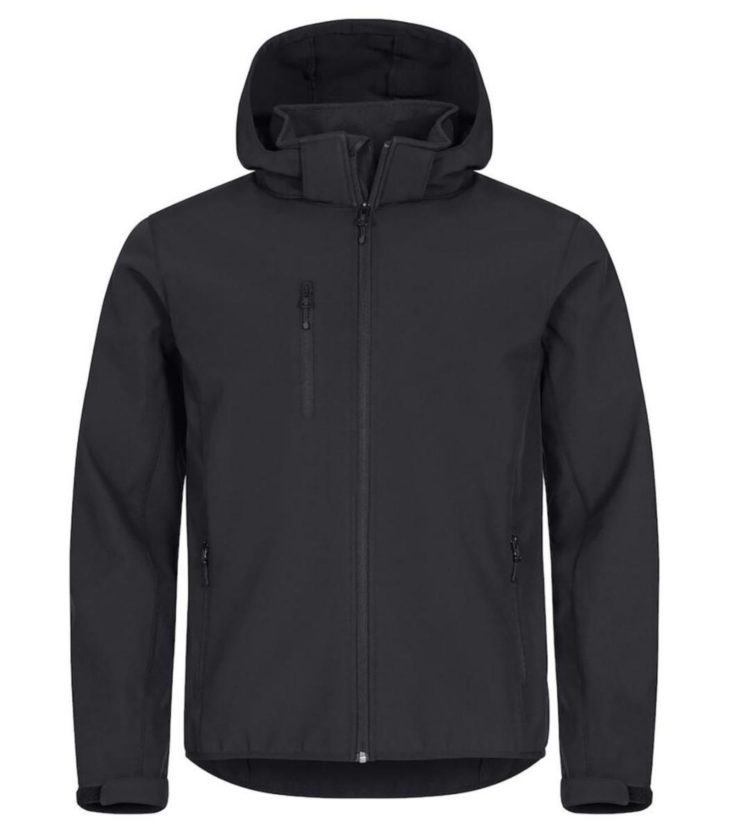 Jacka Clique 0200912 Classic Softshell - JACKA CLIQUE 0200912 CLASSIC SOFTSHELL HUVA SVART STL M