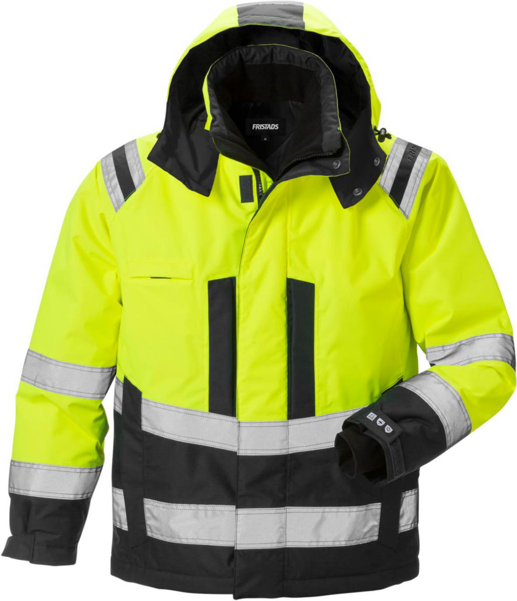 Vinterjacka Fristads 4035 GTT - VINTERJACKA FK 4035 GTT GUL/SV VARSEL AIRTECH KL3 STL 3XL