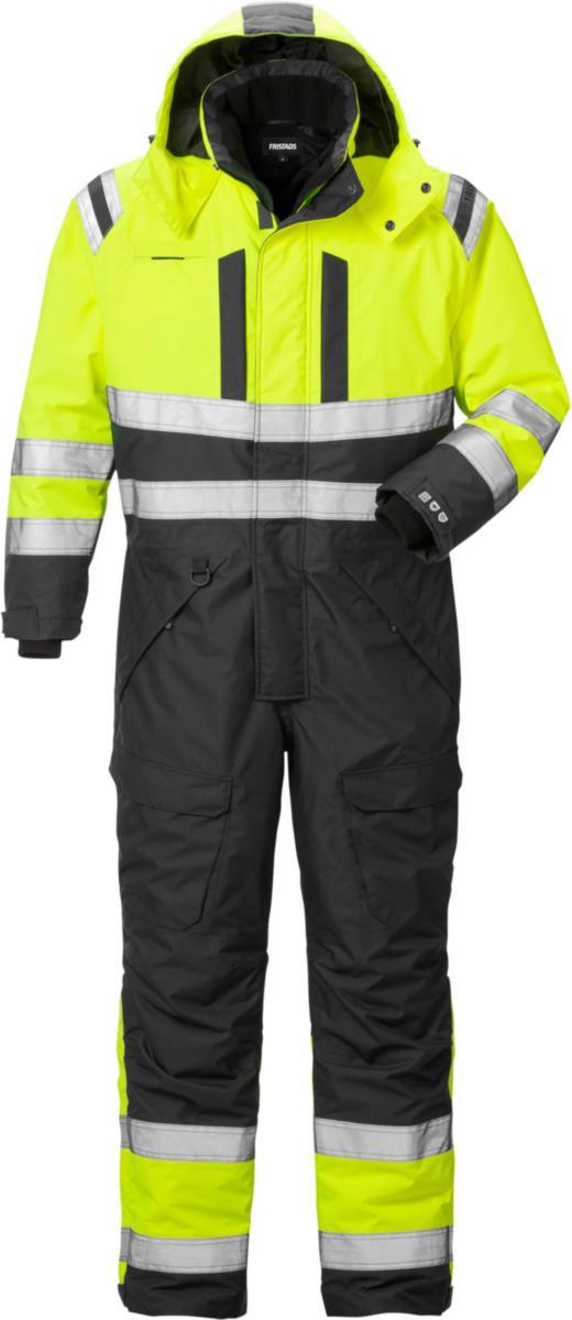 Vinteroverall Fristads 8015 GTT - V-OVERALL KL3 FR 8015GTT GU/SV VARSELGUL/SVART XL