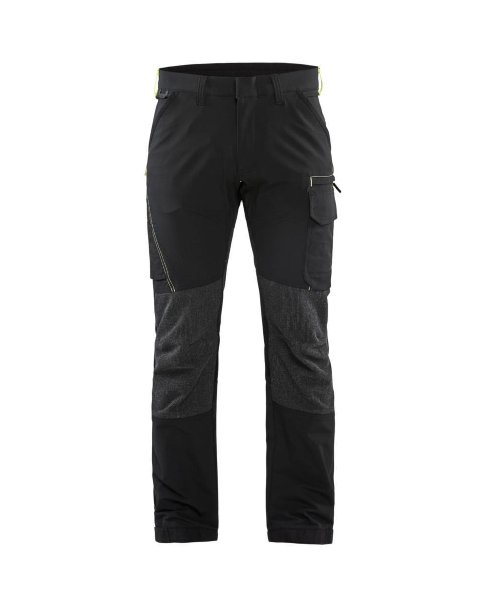 Midjebyxa Blåkläder 1422-1645 - SERVICEBYXA BLK 1422-1645 SVART/VGUL STLC54