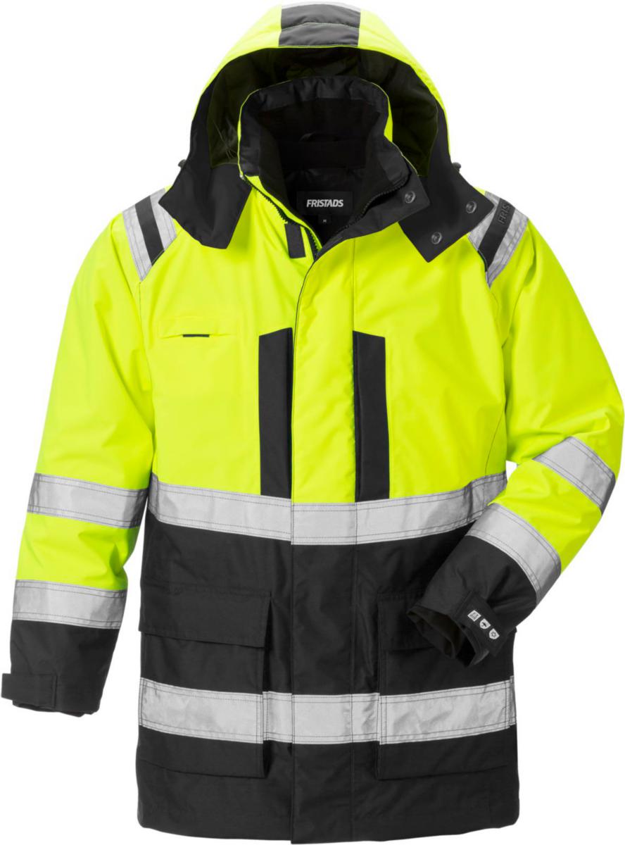 Vinterparkas Fristads 4036 GTT - VINTERPARKAS FK 4036 GTT GUL SVART VARSEL AIRTECH KL3 XS