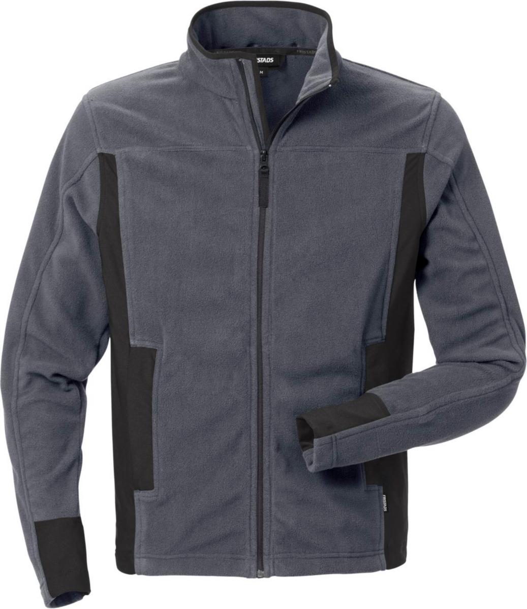 Fleecejacka Fristads 4003 MFL - FLEECE FR 4003MFL GR/SV GRÅ/SVART 4XL
