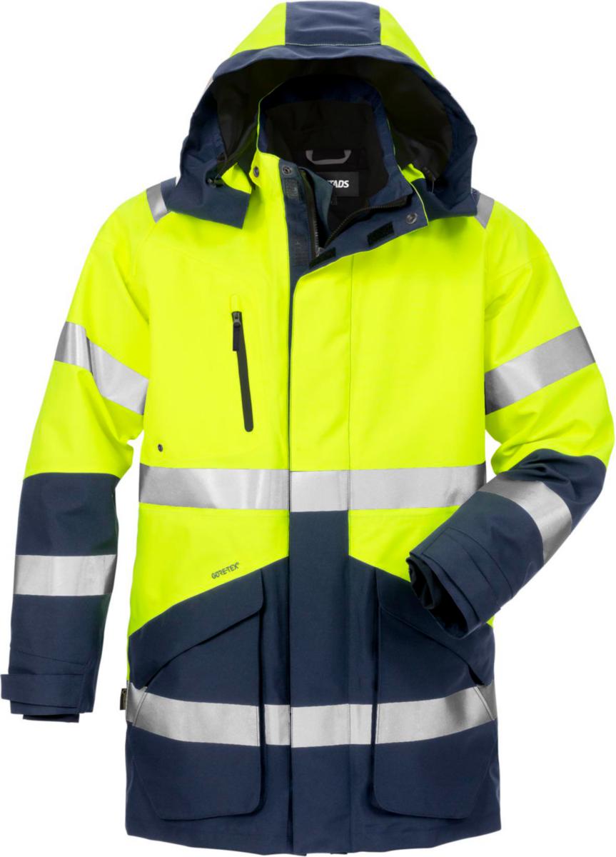 Vinterparkas Fristads 4989 GXB - VINTERPARKAS FK 4989 GXB GU/MA VARSEL KL3 GORE-TEX STL XS