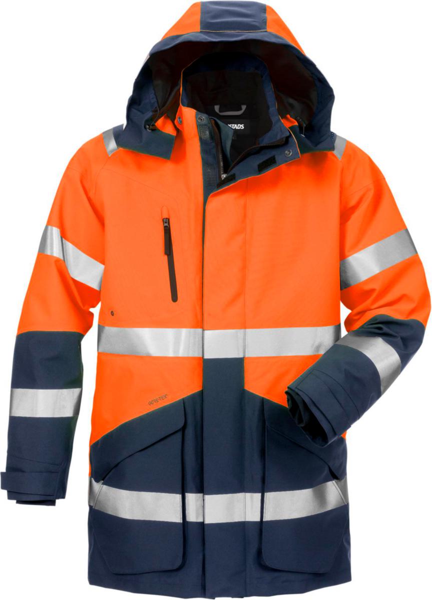 Vinterparkas Fristads 4989 GXB - VINTERPARKAS FK 4989 GXB OR/MA VARSEL KL3 GORE-TEX STL XL
