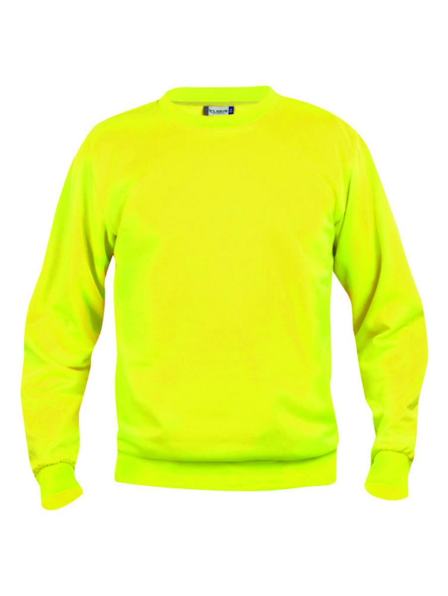 Tröja Clique 021030 Basic Visibility - TRÖJA CLIQUE 021030 BASIC RUNDHALS HI.VIS GUL STL L