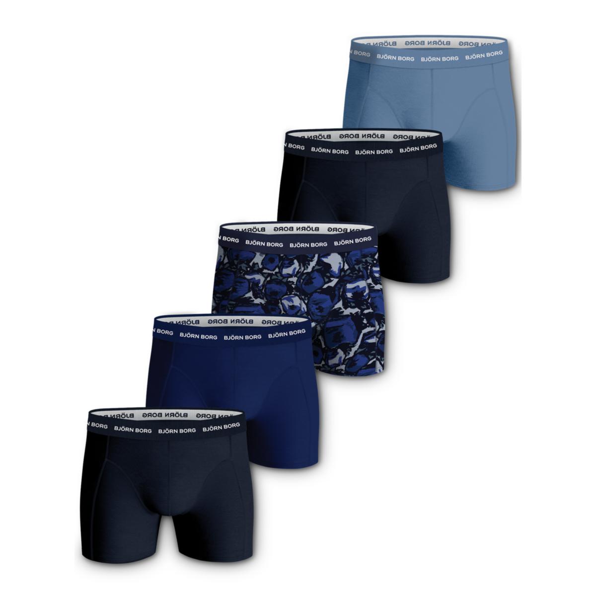 Kalsong BB Boxer Multi 5-p - KALSONG BB 5-PACK BLÅ 1001901 STL XL