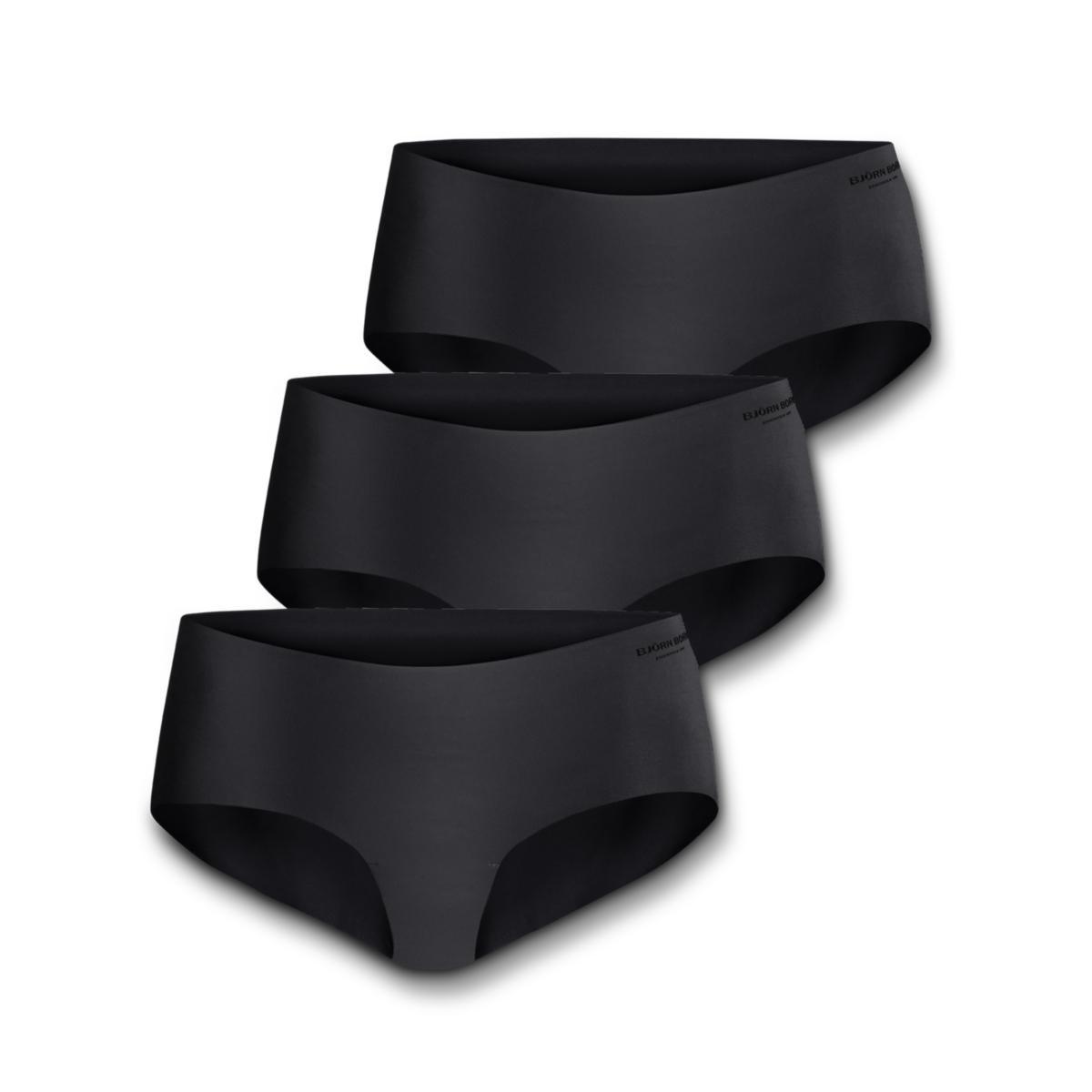 Trosa BB Hipster Invisible 3-p - TROSA BB HIPSTER 1001933 DAM 3-PACK SVART STL L