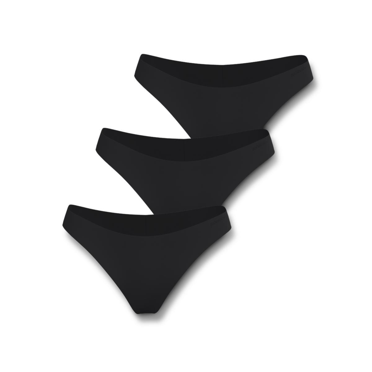 Trosa BB Brief Invisible 3-Pack Dam - TROSA BB BRIEF 1001934 DAM 3-PACK SVART STL S