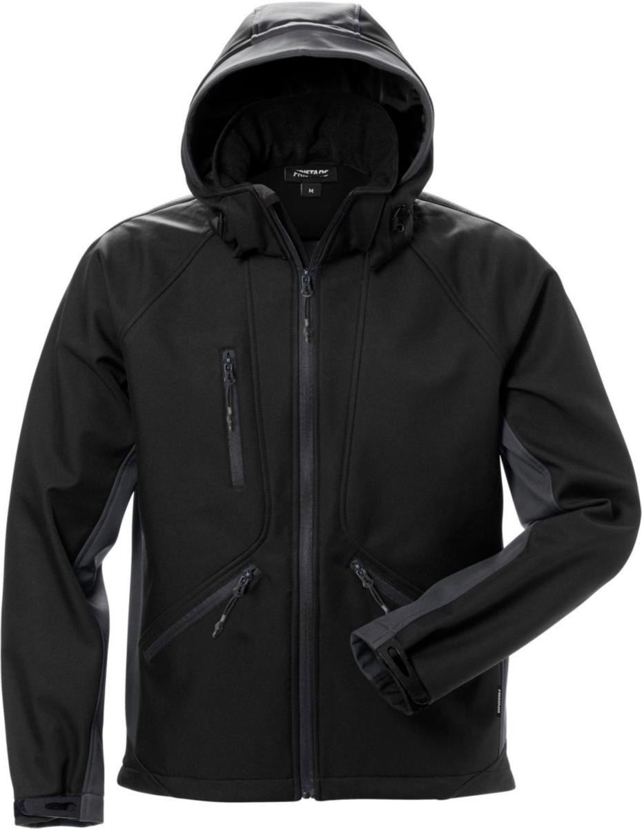 Softshelljacka Fristads Acode 1414 SHI - SOFTSHELLJACKA ACODE 1414 SHI SVART/GRÅ L