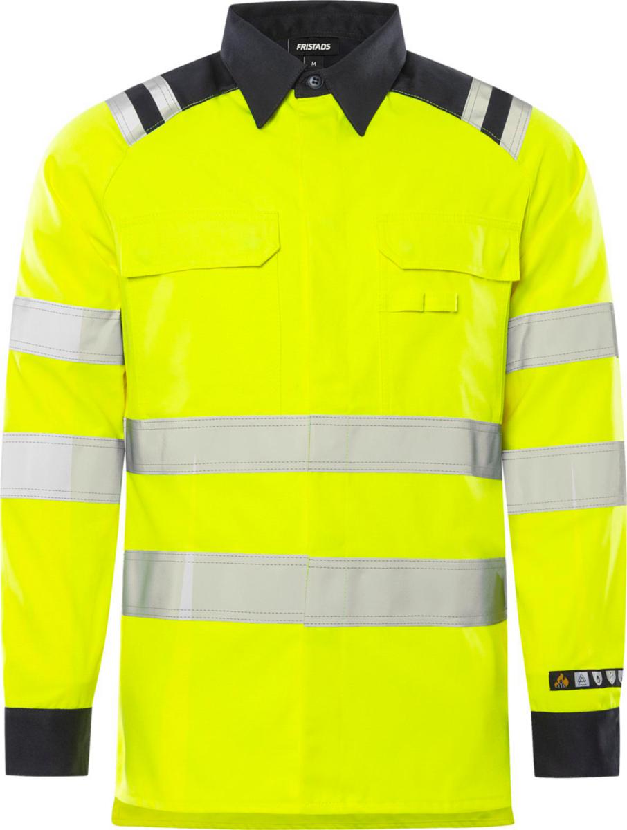 Skjorta Fristads 7050 ATS - SKJORTA FK 7050 ATS GUL/MARIN FLAM/VARSEL KL3 STL 3XL