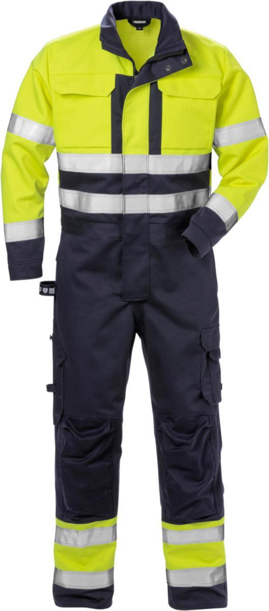Overall Fristads 8084 FLAM - OVERALL FR 8084 FLAM GUL/MARIN FLAMVARSEL KL3 STL XL