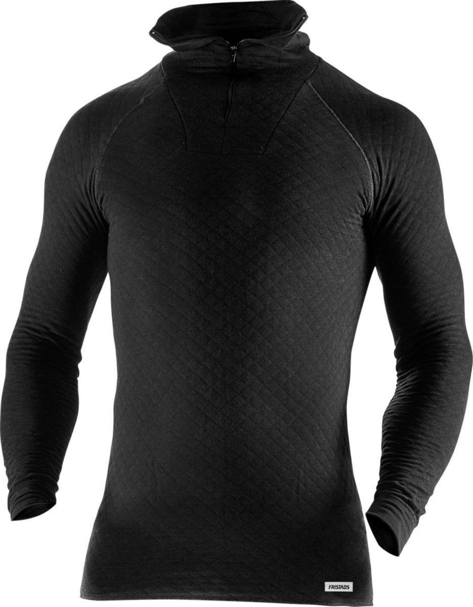 Undertröja Fristads 742 PC - TRÖJA POLO UNDERSTÄLL FR 742 PC LÅNG ÄRM SVART STL L