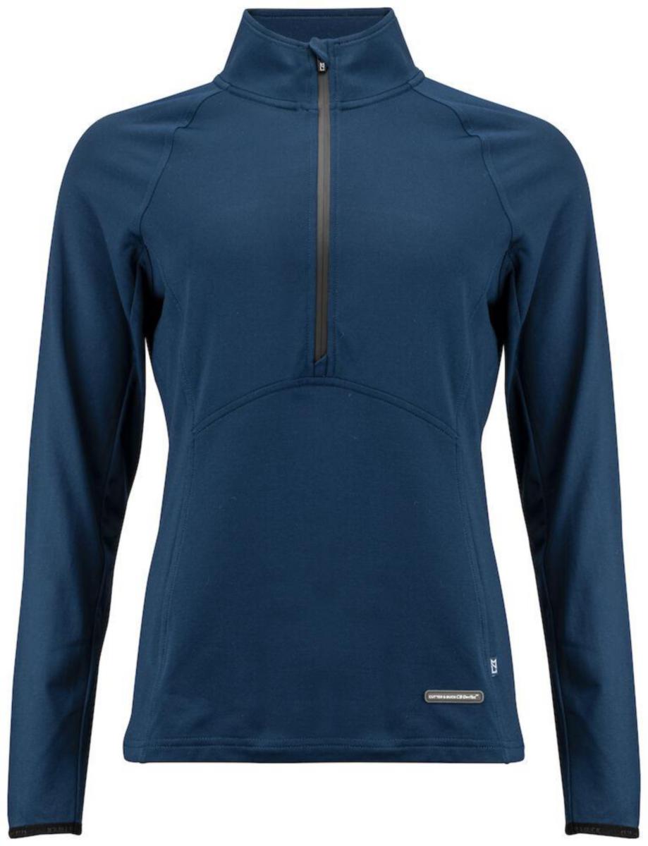 Tröja halfzip Cutter & Buck Adapt 358425 Dam - TRÖJA CUTTER & BUCK ADAPT DAM HALVZIP MÖRK MARIN STL XS