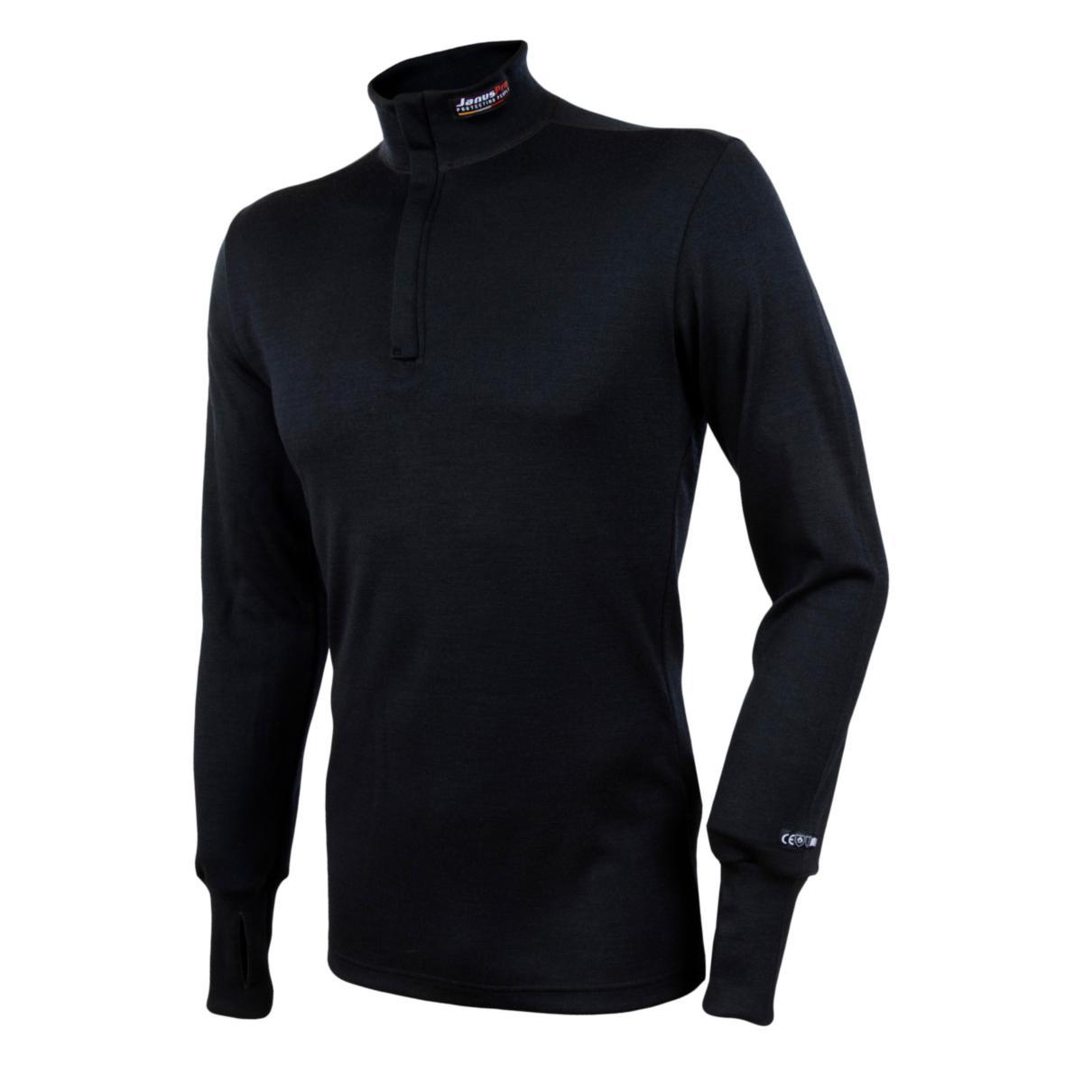 Polotröja med zip JanusPro® Extra 4450-893 - TRÖJA JANUSPRO EXTRA 4450-893 POLO M. DRAGKEDJA FLAM STL L