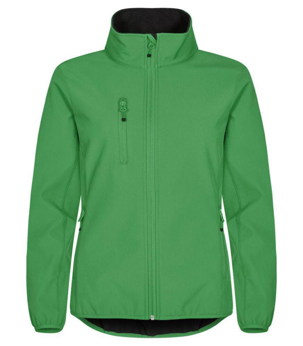 Softshelljacka Clique 0200915 dam - JACKA CLIQUE 0200915 CLASSIC DAM SOFTSHELL ÄPPELGRÖN XL