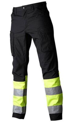 MIDJEBYXA TOPSWEDE 220172 STRETCH SVART/GUL C54