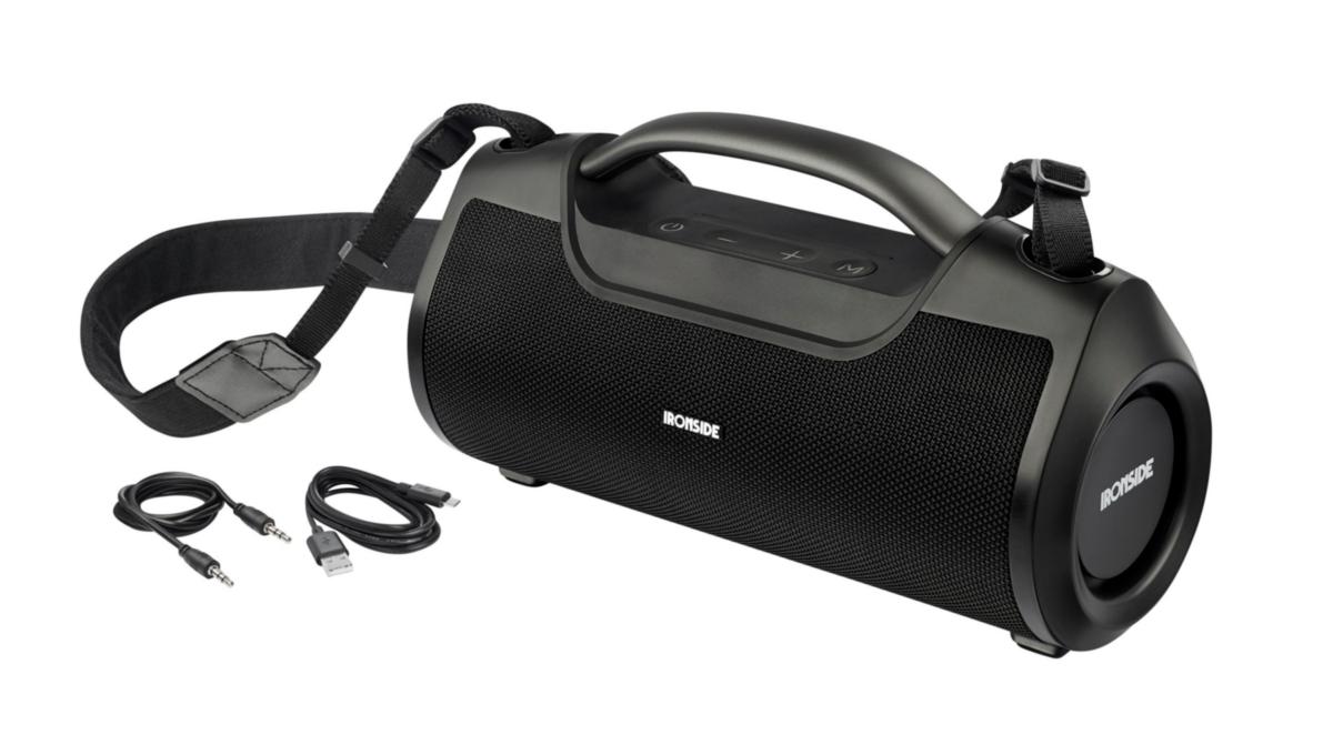 Högtalare Ironside Bluetooth 2x20W - HÖGTALARE IRONSIDE 2X20W BLUETOOTH+POWERBANK