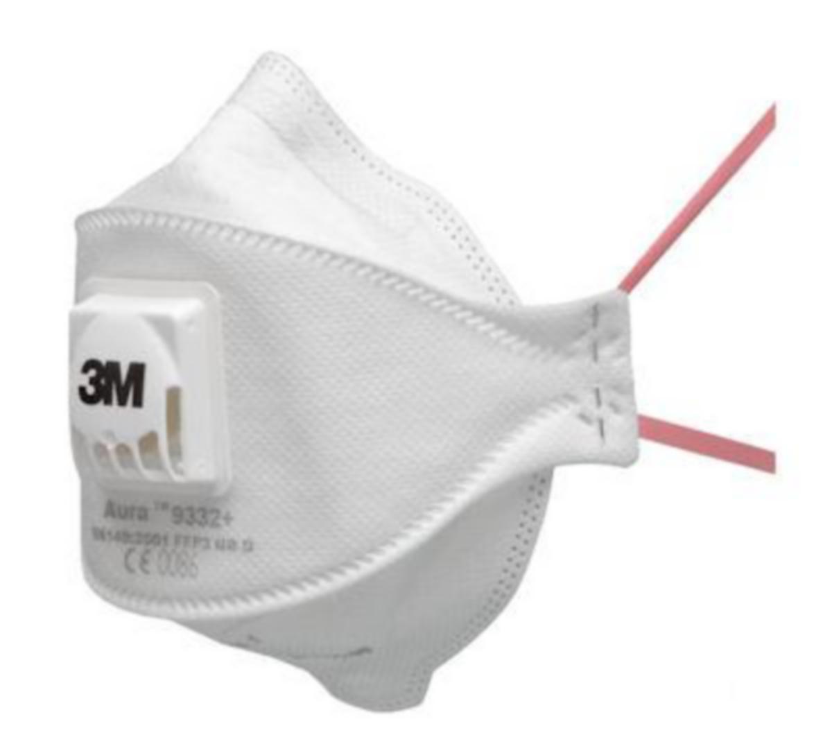 Filtrerande halvmask 3M 9300 serien - FILTRERANDE HALVMASK 3M 9332+ AURA VENTIL FFP3NRD
