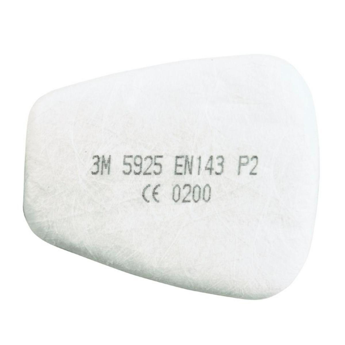 Filter till Andningsskydd 3M Helmask och halvmask - PARTIKELFILTER 3M 5925 P2 10XHGV FINA PARTIKLAR