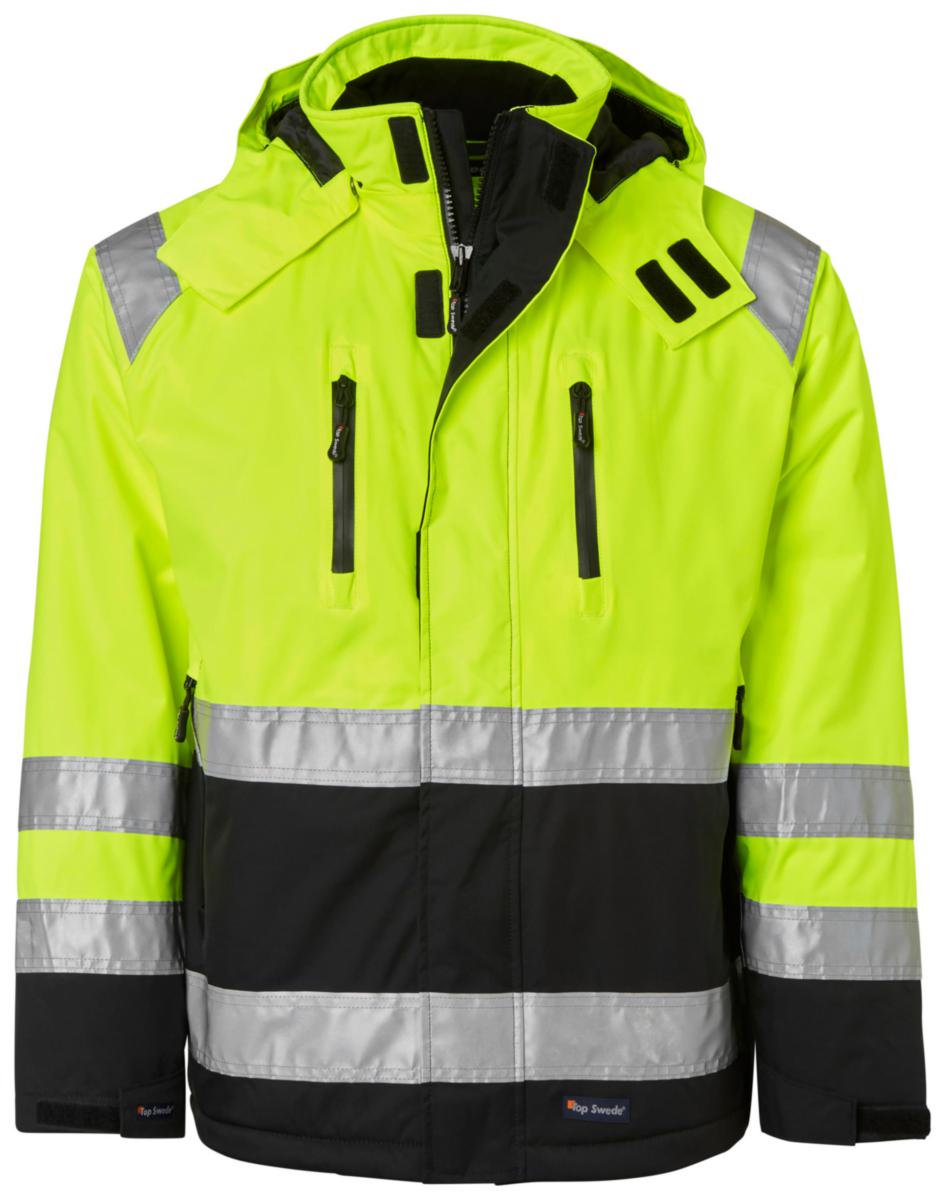 Vinterjacka Top Swede 122 - VINTERJACKA TOPSWEDE 122020 GUL/SVART VARSEL KL 3 STL 5XL