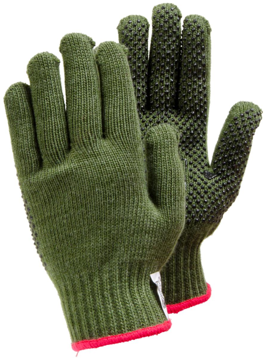 Textilvante Tegera 4635 - TRIKÅVANTE PVC-NOPPOR 4635 GRÖN STL 10
