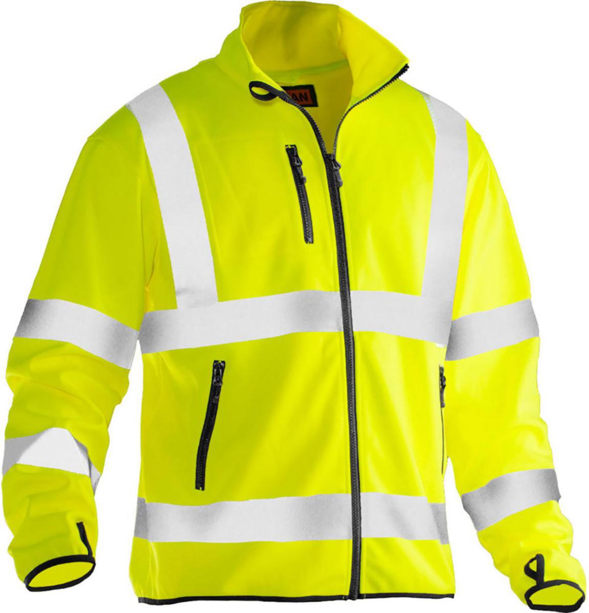 Softshelljacka Jobman 5101 - JACKA SOFTSHELL JOBMAN 5101 VARSEL KL.3 LIGHT GUL L