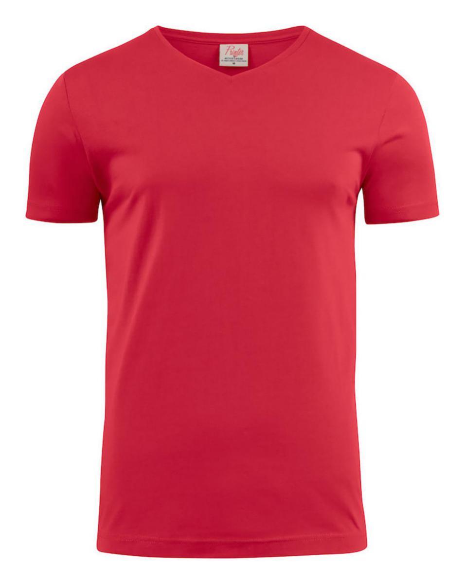T-shirt Printer Heavy 2264024 - T-SHIRT HEAVY V-NECK RÖD 5XL