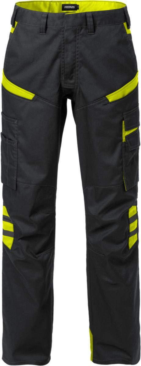 Midjebyxa Fristads 2554 STFP dam - MIDJEBYXA FR 2554 STFP SVART/ GUL DAM C38