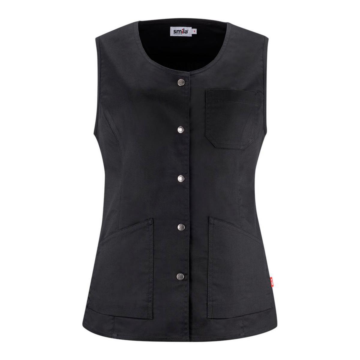 Väst Smila Bea 70352 - VÄST BEA 70352-99 SVART SMILA STL S