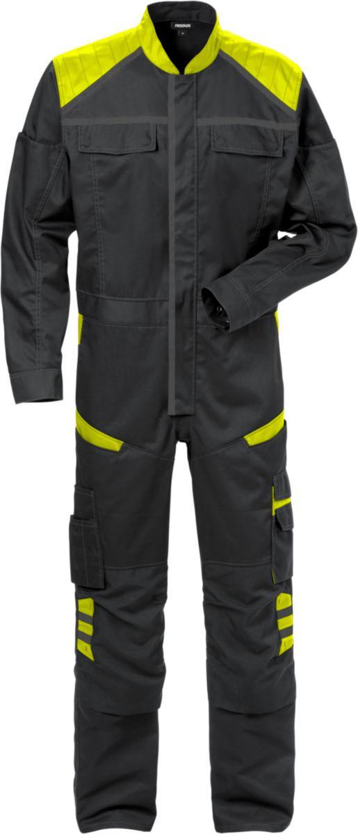 Overall Fristads 8555 STFP - OVERALL FR 8555 STFP SVART/HIVIS GUL L