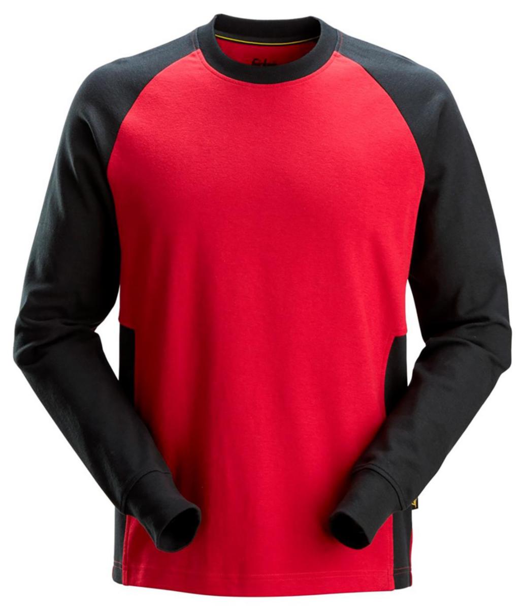 Sweatshirt Snickers 2840 - SWEATSHIRT SNICKERS 2840-1604 RÖD/SVART STL XL