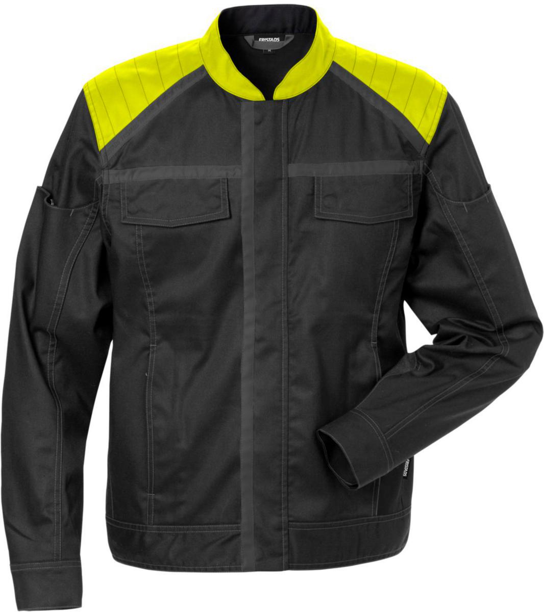 Jacka Fristads 4556 STFP dam - JACKA FR 4556 STFP DAM SVART/GUL 2XL